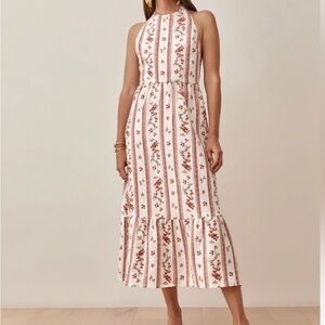 Reformation midi dress size 2